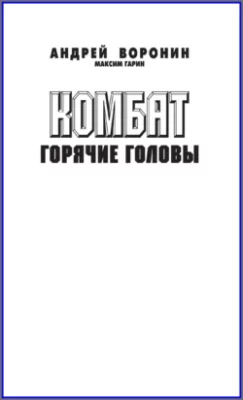 Скачать полную книгу Комбат. Горячие головы – Андрей Воронин онлайн, полностью бесплатно